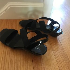 Sandals black  brand new size 9.5